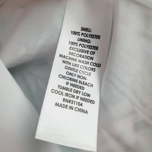 Crown & Ivy Montauk Signature Weekend Shift Dress in Mint & Navy, NWT, Sz XXL - Picture 7 of 8